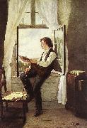 Otto Scholderer, Der Geiger am Fenster